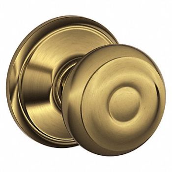 SCHLAGE Knob Lockset Mechanical Passage Grd. 1, 45EH92
