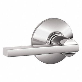 SCHLAGE RESIDENTIAL Door Lever Lockset Bright Nickel Passage, 457H41