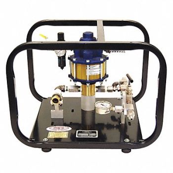 WHEELER-REX Hydro Test Pump 0.1 gpm 28 scfm 3/4 in, 45EJ62