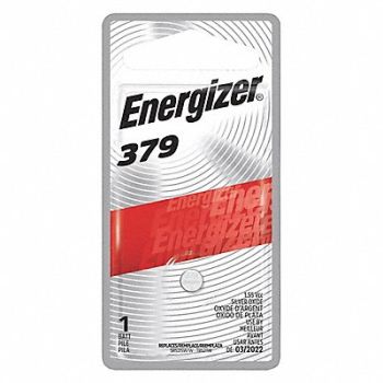 ENERGIZER Button Battery Silver 1.5VDC 379, 45EJ93