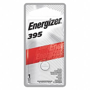 ENERGIZER Button Battery Silver 1.5VDC 395, 45EJ99