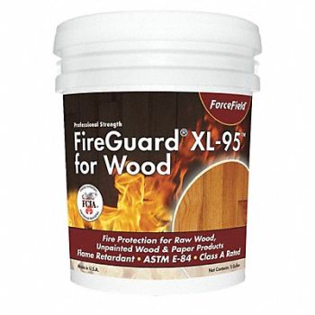 FIREGUARD Flame Retardant Coating Jug 1 gal PK4, 45EK79