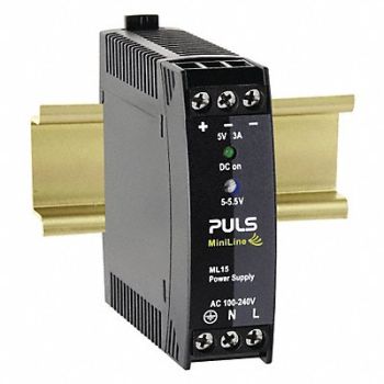 PULS DC Power Supply Plastic 5 to 5.5VDC 15W, 45ET70