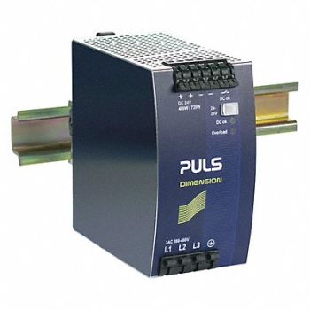 PULS DC Power Supply Metal 24 to 28VDC 480W, 45ET83