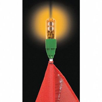 GORILLA WHIP Flashing LED Light Amber, 45FC84