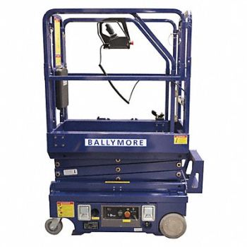 BALLYMORE Scissor Lift Load Cap. 500 lb Tire 9in., 45FF20