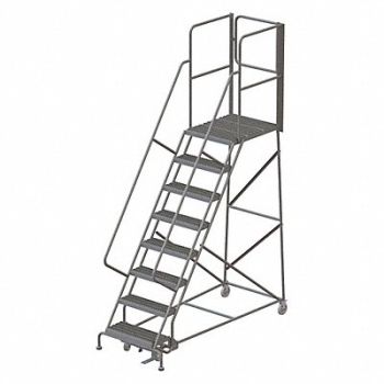 TRI-ARC Rolling Ladder 8 Steps Load Cap. 450lb., 45FF67