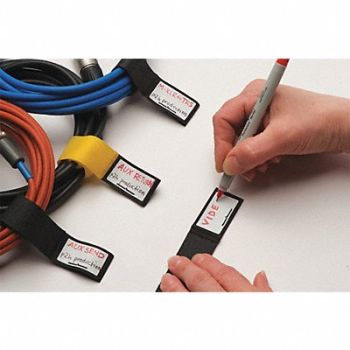 RIP-TIE Hook-and-Loop Cable Tie 14 in Ornge PK10, 45FH54