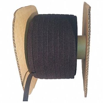 RIP-TIE Hook-and-Loop Cable Tie Roll 450 ft Blck, 45FJ48