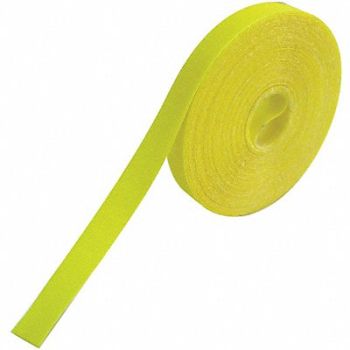 RIP-TIE Hook-and-Loop Cable Tie Roll 30 ft Yellw, 45FJ79