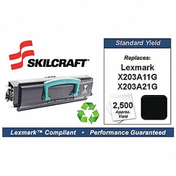 SOURCE AMERICA Toner Cartridge Black 6000 Lexmark X203N, 45FK24