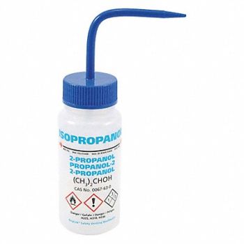 DYNALON Wash Bottle 250mL Std Spout Plastic PK5, 45G311