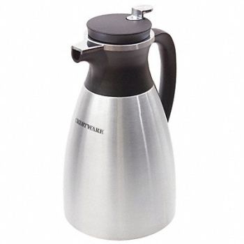 CRESTWARE Vacuum Insulated Carafe Black 33.81 oz, 45GH44