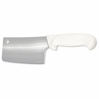 CRESTWARE Cleaver Straight 6 in L White, 45GJ29