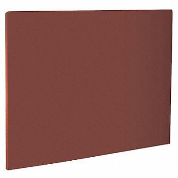 CRESTWARE Cutting Board 24 inL Brown Polyethylene, 45GJ65