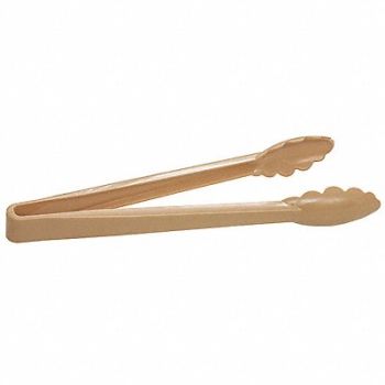 CRESTWARE Tong Beige 9 in L Plastic, 45GJ77