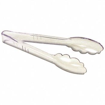CRESTWARE Tong Clear 12 in L Plastic, 45GJ73