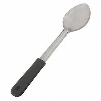 CRESTWARE Basting Spoon Black 15 in L, 45GJ87