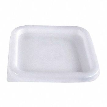 CRESTWARE Square Storage Container Lid 3/4 in D, 45GK96