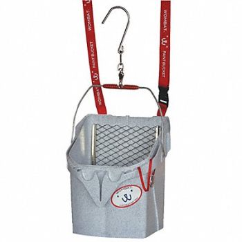 WOMBAT PORTAPAINT Paint Bucket 1 gal 13 8 1/2 L 10 W, 45GR53