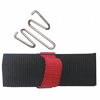 WOMBAT PORTAPAINT Hook-and-Loop Belt Black 8 in Lx7 in W, 45GR64