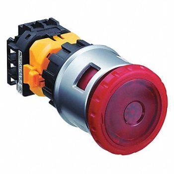 EUCHNER Illuminated Push Button Full Voltage LED, 45GV05