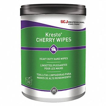 SC JOHNSON PROFESSIONAL Hand Wipes 10 x 12 Cherry PK6, 45GY58