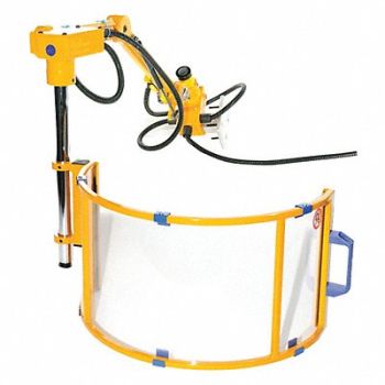 REPAR Machine Guard Polycarbonate Yellow, 45HE41