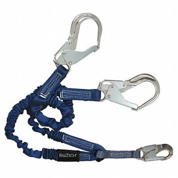 FALLTECH Shock-Absorbing Lanyard Blue, 45J067