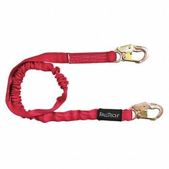 FALLTECH Shock-Absorbing Lanyard Red, 45J073