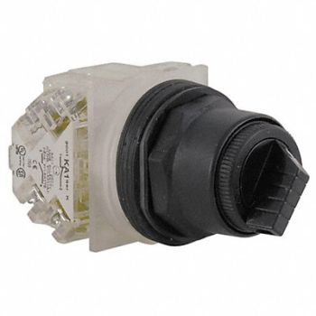 SCHNEIDER ELECTRIC Non-Illum Selectr Swtch 30mm 2 Pos Lever, 45J161