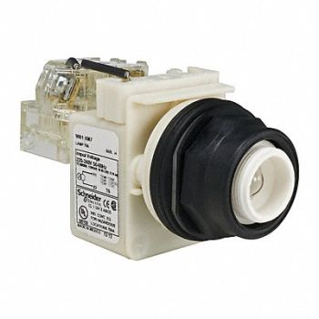 SCHNEIDER ELECTRIC Push to Test Pilot Light Clear 30mm, 45J203