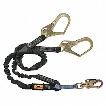 CONDOR Shock-Absorbing Lanyard Black, 45J292