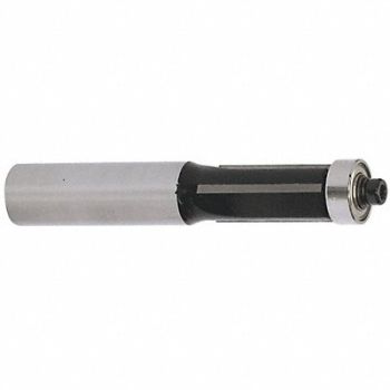 WESTWARD Flush Trim Profile Router Bit 1/2, 45J309