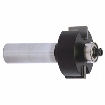 WESTWARD Rabbeting Cut Profile Router Bit 1-1/4, 45J314