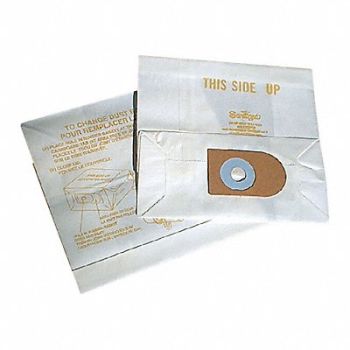 DYNABRADE Disposable Vac Paper Bag 9.9 Gal PK10, 45J430