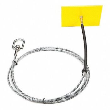 PEAKWORKS Drop Through Anchor 8 ft 310lb., 45JR76