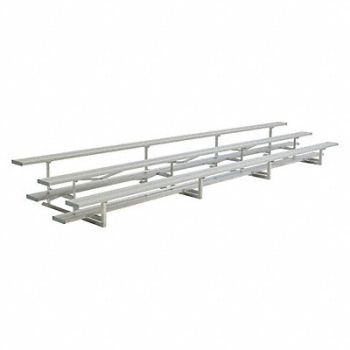 NATIONAL RECREATION SYSTEMS Bleacher 3 Rows 48 Seats, 45JT47