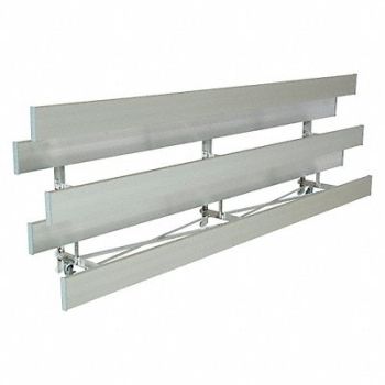 NATIONAL RECREATION SYSTEMS Bleacher 3 Rows 30 Seats 15 ft L, 45JT51
