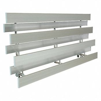 NATIONAL RECREATION SYSTEMS Bleacher 4 Rows 40 Seats 15 ft L, 45JT59