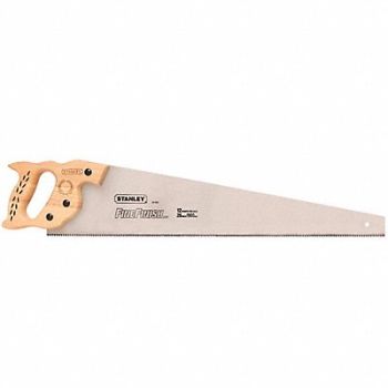 STANLEY Hand Saw 26 in L Wood Handle 1 pc., 45JX02