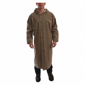 TINGLEY Flame Resistant Rain Coat Tan 4XL, 45JY45