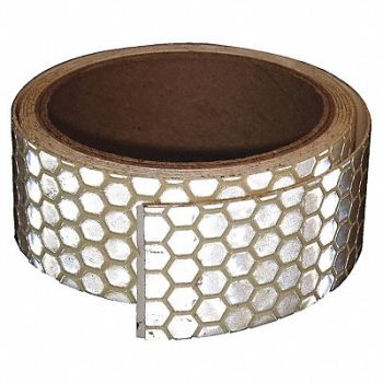 CYFLECT BY CYALUME TECHNOLOGIES Floor Tape White 2 inx150 ft Roll, 45JZ69