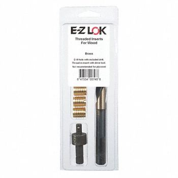 E-Z LOK Thread Insert Kit Brass Size M8 x 1.25, 45JZ95
