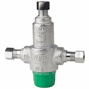 ZURN WILKINS Thrmostatc MixingValve 3/8in Compression, 45K863