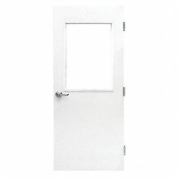 PORTA-FAB Cleanroom Door 84 inx36 in Steel, 45K962