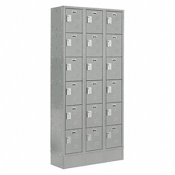 LOCKUP Bx Lckr 6x3Lckr Gray 82 x36 x18 Assm, 45KH33