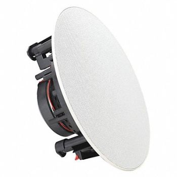 SPECO TECHNOLOGIES Speaker Ceiling White 5.32 lb 9 in.W PR, 45KH66