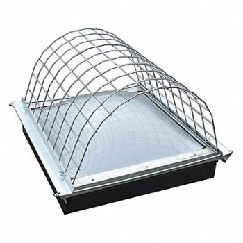 GARLOCK SAFETY SYSTEMS Domed Skylight Guard Gray 440 lb, 45KJ96