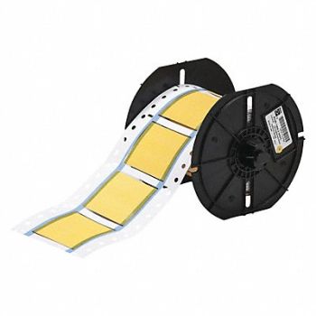 BRADY Wire Marking Sleeves Yellow 0.333in.Min., 45KK06